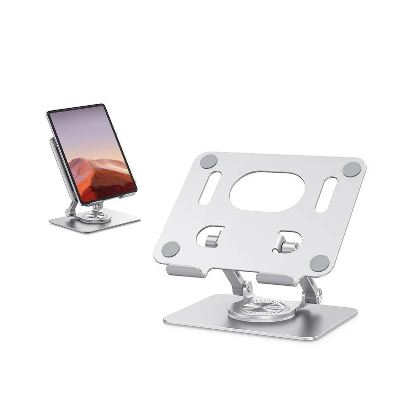 Tablet Stand Adjustable with 360 Swivel Base Aluminum Tablet Stand Holder Universal Tablet Holder for Ipad Samsung
