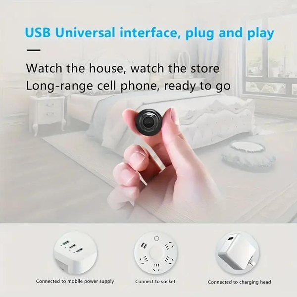 Indoor Security Camera Wireless Anti-Theft Video Recording APP 720P Support Memory Card IP Camera USB Voice X5 Camera