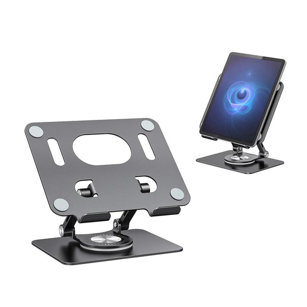 Tablet Stand Adjustable with 360 Swivel Base Aluminum Tablet Stand Holder Universal Tablet Holder for Ipad Samsung