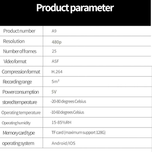 Indoor Security Camera Wireless Anti-Theft Video Recording APP 720P Support Memory Card IP Camera USB Voice X5 Camera