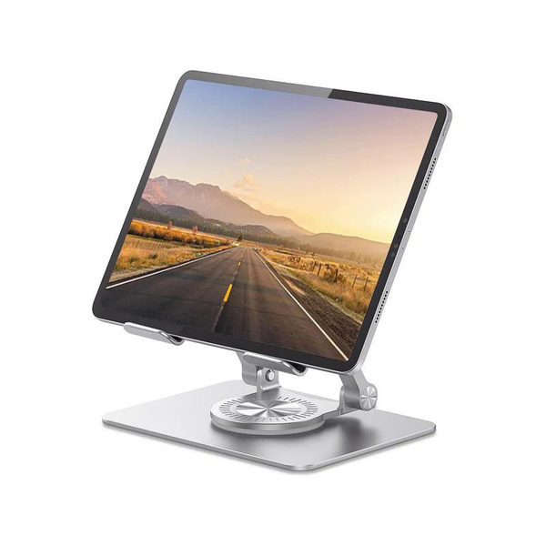 Tablet Stand Adjustable with 360 Swivel Base Aluminum Tablet Stand Holder Universal Tablet Holder for Ipad Samsung